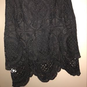 Black Lace Skirt